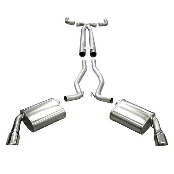 Corsa® - Sport™ 304 SS Cat-Back Exhaust System, Chevy Camaro