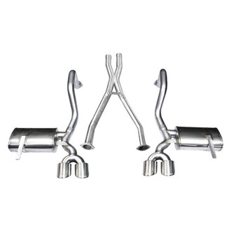 Corsa® - Xtreme™ 304 SS Cat-Back Exhaust System with Quad Rear Exit
