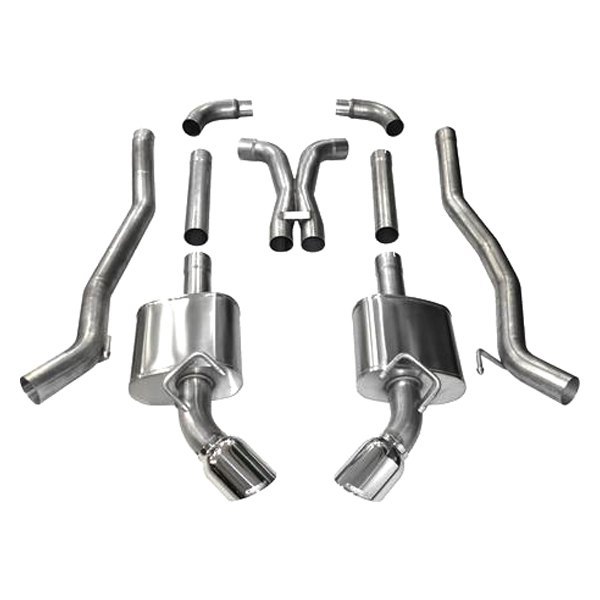 Corsa® - Xtreme™ 304 SS Cat-Back Exhaust System, Chevy Camaro