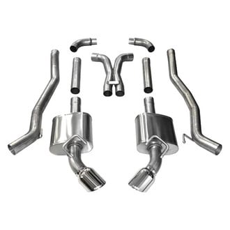 Corsa® - Xtreme™ 304 SS Cat-Back Exhaust System with Split Rear Exit