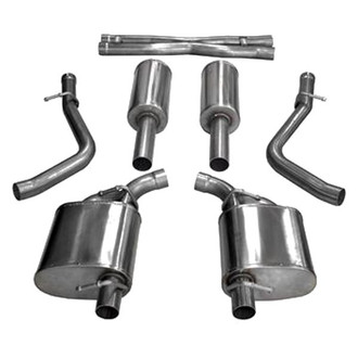 Corsa® - Xtreme™ 304 SS Cat-Back Exhaust System with Split Rear Exit