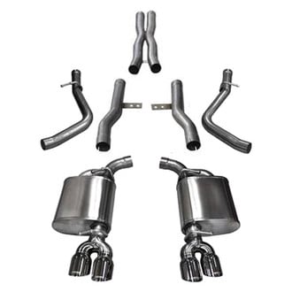 Corsa® - Xtreme™ 304 SS Cat-Back Exhaust System with Quad Rear Exit