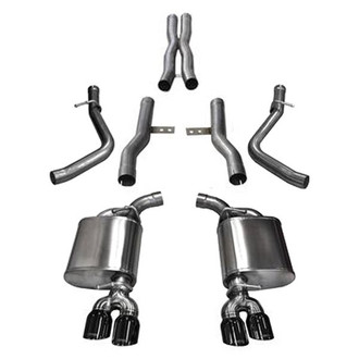 Corsa® - Xtreme™ 304 SS Cat-Back Exhaust System with Quad Rear Exit