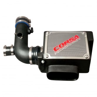 Corsa® - Closed Box Plastic Black Cold Air Intake System with Donaldson PowerCore® Blue Filter