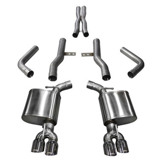 Corsa® - Xtreme™ 304 SS Cat-Back Exhaust System with Quad Rear Exit