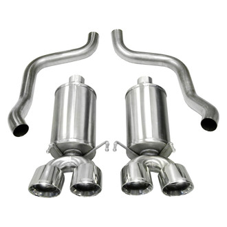 Corsa® - Xtreme™ 304 SS Axle-Back Exhaust System with Quad Rear Exit