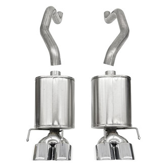 Corsa® - Xtreme™ 304 SS Axle-Back Exhaust System with Quad Rear Exit