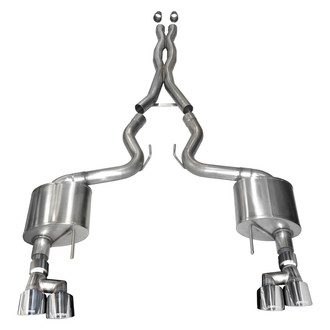 Corsa® - Sport™ 304 SS Cat-Back Exhaust System with Quad Rear Exit