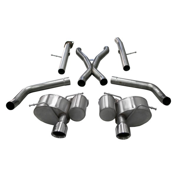 Corsa® - Xtreme™ 304 SS Cat-Back Exhaust System, Jeep Grand Cherokee