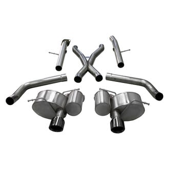 Corsa® - Xtreme™ 304 SS Cat-Back Exhaust System with Split Rear Exit