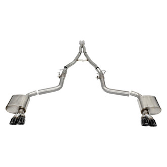 Corsa® - Xtreme™ 304 SS Valved Cat-Back Exhaust System with Quad Rear Exit