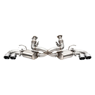 Corsa® - Variable Sound™ 304 SS Axle-Back Exhaust System with Quad Rear Exit