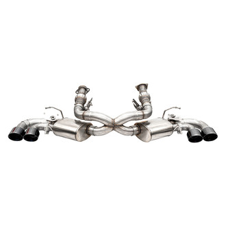 Corsa® - Variable Sound™ 304 SS AFM Cat-Back Exhaust System with Quad Rear Exit