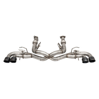 Corsa® - 304 SS Cat-Back Exhaust System with Quad Rear Exit