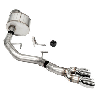 Corsa® - Xtreme™ 304 SS Cat-Back Exhaust System with Front of Tire Dual Side Exit