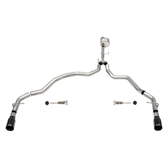 Corsa® - Xtreme™ 304 SS Cat-Back Exhaust System with Split Rear Exit