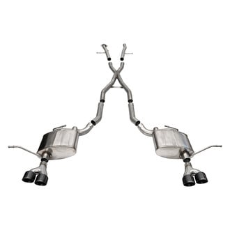 Corsa® - Xtreme™ 304 SS Cat-Back Exhaust System with Quad Rear Exit