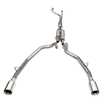 Corsa® - Xtreme™ 304 SS Cat-Back Exhaust System with Split Rear Exit
