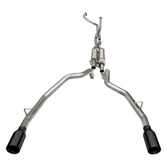 Corsa® - Xtreme™ 304 SS Cat-Back Exhaust System with Split Rear Exit