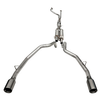 Corsa® - Xtreme™ 304 SS Cat-Back Exhaust System with Split Rear Exit