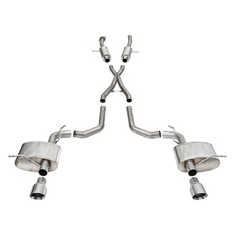 Corsa® - Sport™ 304 SS Cat-Back Exhaust System with Split Rear Exit