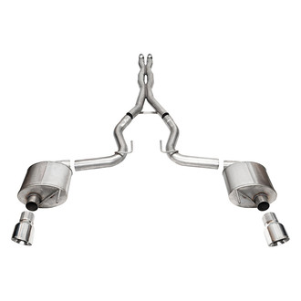 Corsa® - Sport™ 304 SS Cat-Back Exhaust System with Split Rear Exit