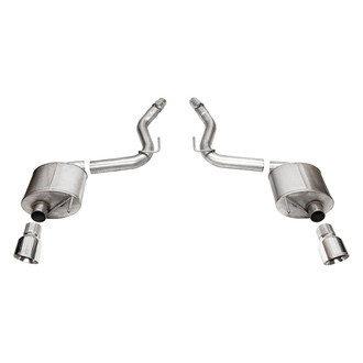 Corsa® - Touring™ 304 SS Axle-Back Exhaust System with Split Rear Exit