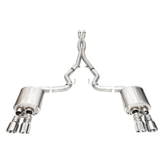 Corsa® - Xtreme to Touring™ 304 SS Cat-Back Exhaust System with Quad Rear Exit