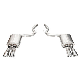 Corsa® - Sport to Touring™ 304 SS Axle-Back Exhaust System with Quad Rear Exit