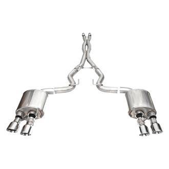 Corsa® - Variable Sound™ 304 SS Axle-Back Exhaust System with Quad Rear Exit