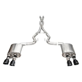 Corsa® - Variable Sound™ 304 SS Valved Cat-Back Exhaust System with Quad Rear Exit