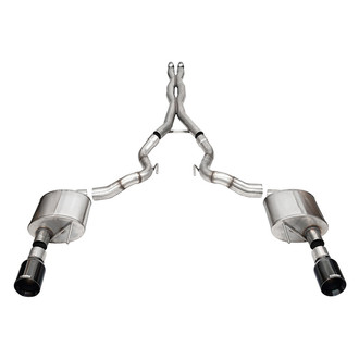 Corsa® - Xtreme™ 304 SS Cat-Back Exhaust System with Split Rear Exit