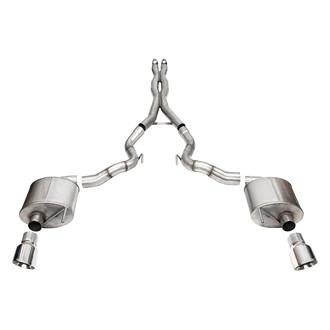 Corsa® - Sport™ 304 SS Cat-Back Exhaust System with Split Rear Exit