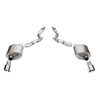 Corsa® - Touring™ 304 SS Axle-Back Exhaust System with Split Rear Exit