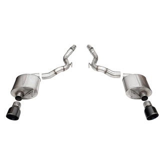 Corsa® - Touring™ 304 SS Axle-Back Exhaust System with Split Rear Exit