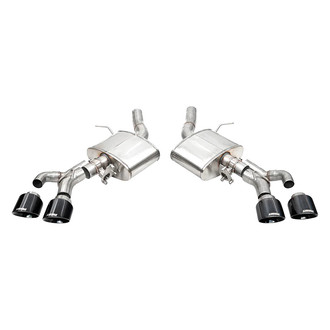 Corsa® 21319BLK - Variable Sound™ 304 SS Valved Axle-Back Exhaust System with Quad Rear Exit