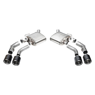 Corsa® - Variable Sound™ 304 SS Valved Axle-Back Exhaust System with Quad Rear Exit