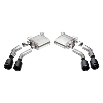 Corsa® - Variable Sound™ 304 SS Valved Axle-Back Exhaust System with Quad Rear Exit
