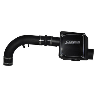 Corsa® - Closed Box Plastic Black Cold Air Intake System with Donaldson PowerCore® Blue Filter