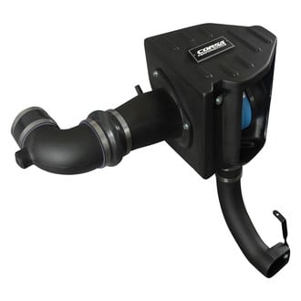 Corsa® - Closed Box Plastic Black Cold Air Intake System with Donaldson PowerCore® Blue Filter
