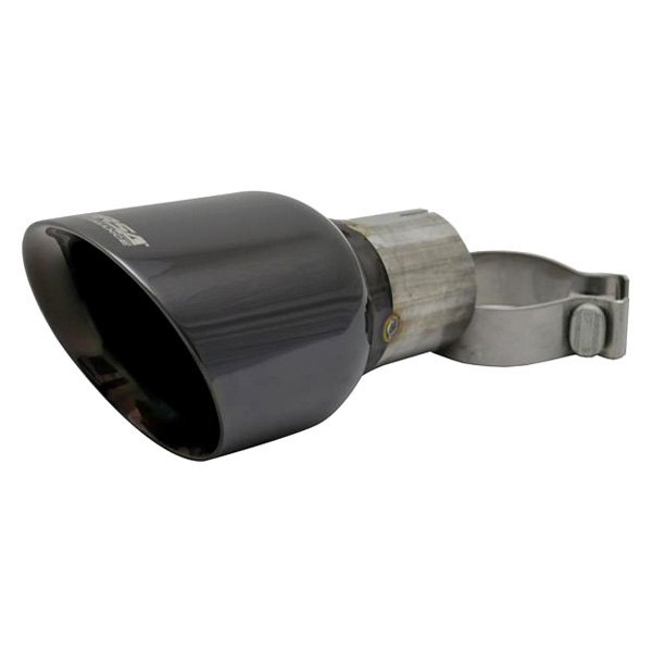 Corsa® - Pro-Series Stainless Steel Round Angle Cut Black PVD Exhaust Tip
