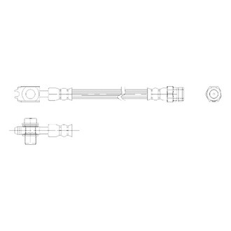Corteco® - Rear Passenger Side Brake Hose