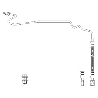 Corteco® - Rear Passenger Side Brake Hose