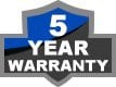 5-Year Warranty