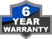 6-Year Warranty