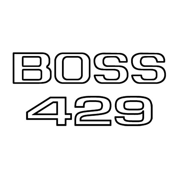 Covercraft® - Front Silkscreen Boss 429 Logo