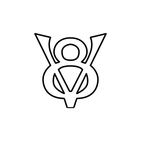 Covercraft® - Front Silkscreen V8 Logo