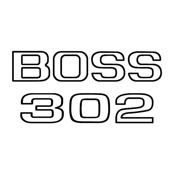 Covercraft® - Front Silkscreen Boss 302 Logo