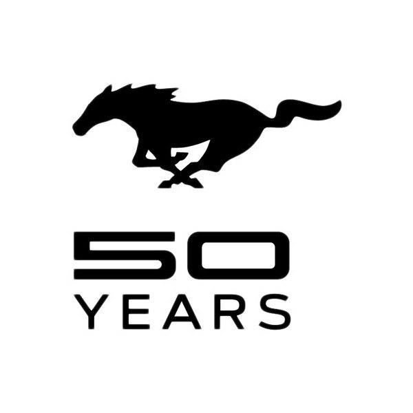 Covercraft® - Front Silkscreen Mustang Pony 50 Years Logo
