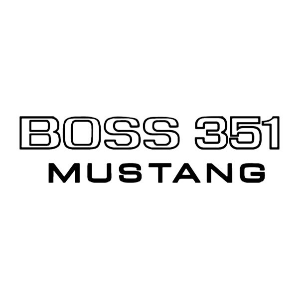 Covercraft® - Front Silkscreen Boss 351 Logo